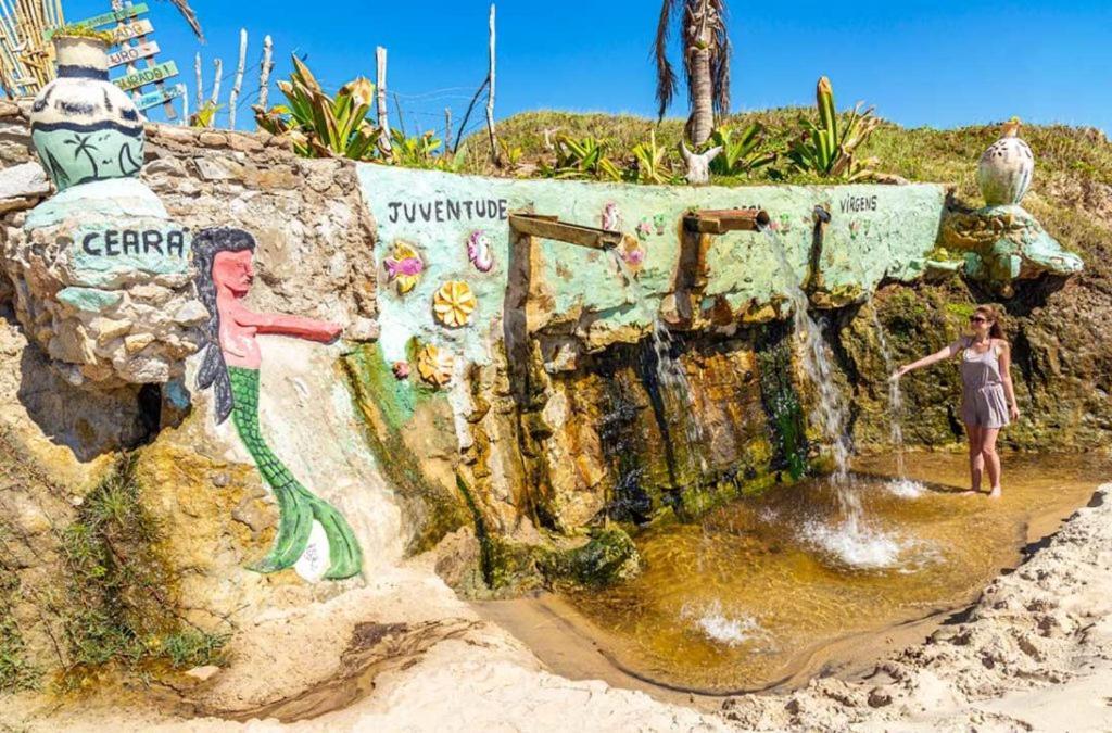 Praia Tabuba Do Morro Branco Suite 04 Pessoas Beberibe Eksteriør billede